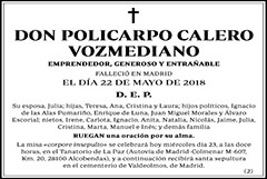 Policarpo Calero Vozmediano